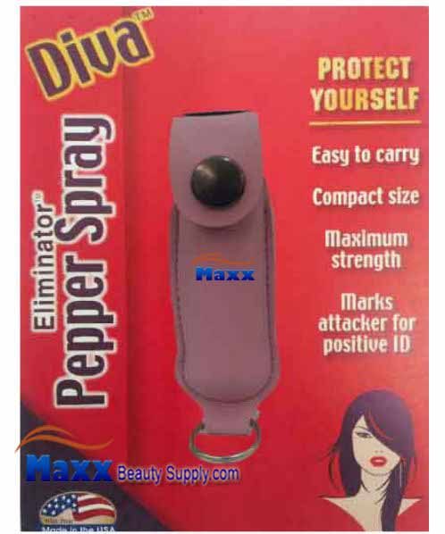 Diva Eliminator protect yourself Pepper Spray - Pink Cover